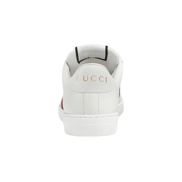 Gucci Leather Sneaker, White - Picture 2 of 4